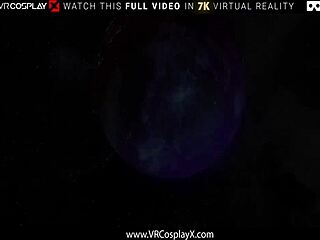 Charlotte Sins as Lady Loki in cosmic orgasm vr experience