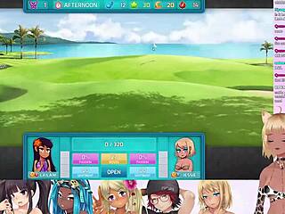lewdneko’s suggestive play in huniepop 2 double date