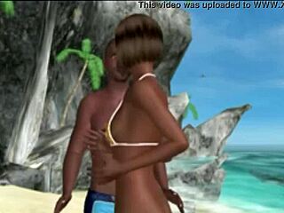 Provocative 3D Couple's Thrilling Virtual Bedroom Escapade
