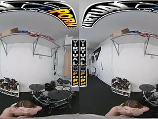 Busty Babe's VR Tit Fuck