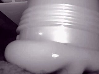 Enjoying The Toy In Latex Outfit
