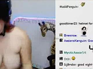 Girl Strips Bare on Live Cam
