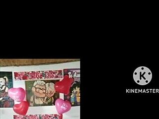 Colombian Latina amateur sucks cock on Valentine's Day