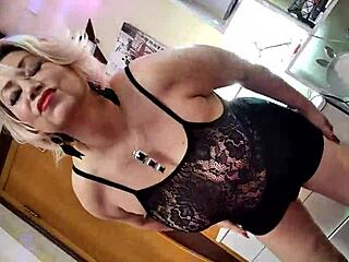 My old whore wife teases with saggy tempting tits