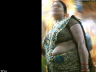 Busty Indian Aunty’s Bedroom Tease