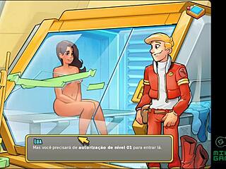 Latina teen’s daring game of space seduction