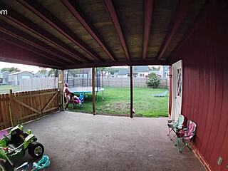 BACK PORCH PUBLIC THRILL WITH WIFE