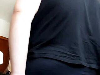 Chubby Biker’s Ass Tease on Full Display