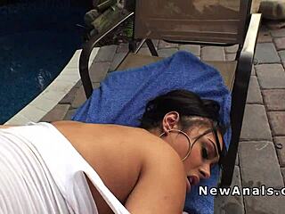 experiencing raw outdoor pounding with amateur ebony charm