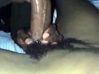 dreadlocked babe's powerful ebony lover