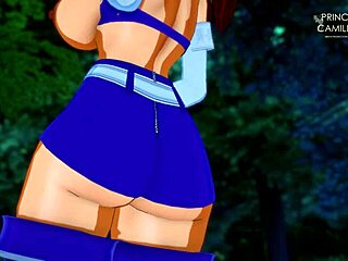 starfire's fierce masturbation caught on spy cam