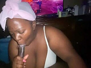 ebony partner's deepthroat magic