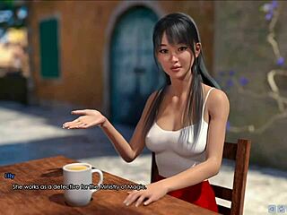 Brunette's 3D Backdoor Seduction