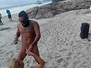 tattooed moreno bangs blonde fada mel at beach