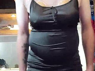 A Tempting Display in Naughty Dress Modeling Pt 6