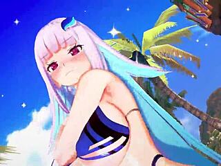 Nijisanji Lize Helesta in 3D wiggle animation