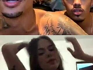 Topless chaos erupts in wild Instagram live
