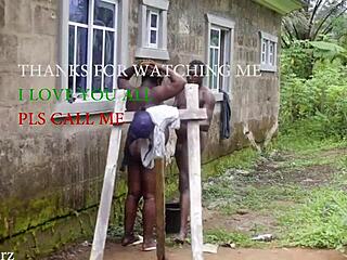 stepsister and me banging in backyard