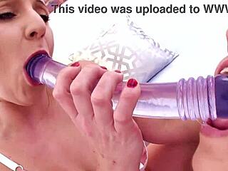 Shay Golden’s Double Monster Cock Blowjob