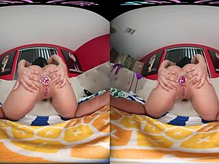 petite colombian cutie’s vr anal fun