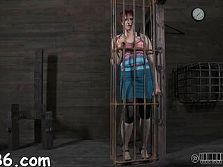 Bound Slave Teases With Sloppy Blowjob