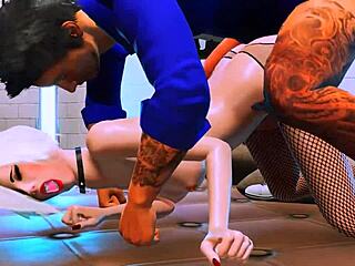 Blonde Swingers Dive Deep Into Wild Creampie Group Play