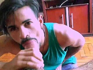 brazilian daddy's thick cock pounds my ass