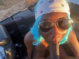 Intense Deep Throat with Ebony
