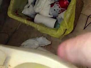 Pissing in Underwear and Soaping Cock Hard