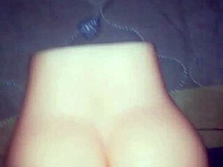 Testing my big ass silicone toy feels daring