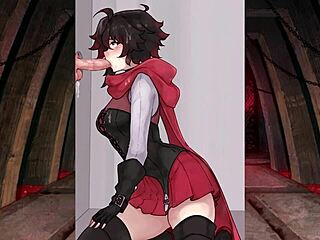 Weiss Dominates in RWBY Hentai Femdom Tease