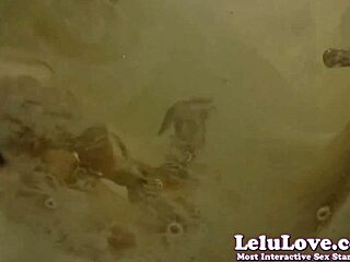 Underwater Close-Up of Me Shaving My Bare Pussy