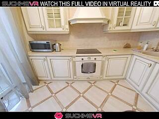 Brunette Maid Elise Moon Fucked Hard in VR