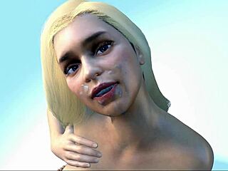 Emilia Clarke's Bold 3D Finish