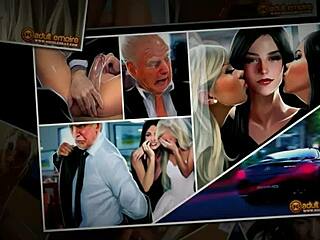 Nicole Heat's daring hentai comic with rough DP
