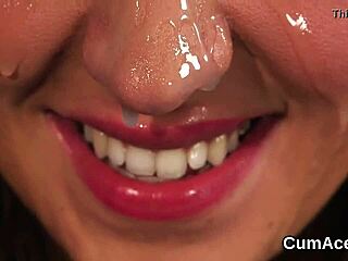 What Makes Her Face Drip with Jizz Shots?
