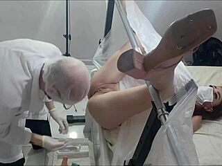 Doctor rips patient’s clothes and fucks her pussy hard