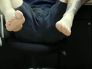 Men Enjoying Sensual Foot Play