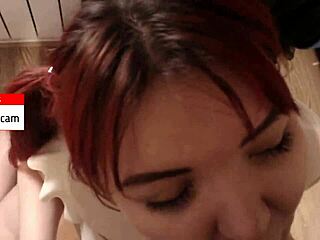 my asian friend’s homemade bj with swallow