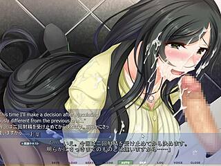 Milf's gloryhole test in hentai anime