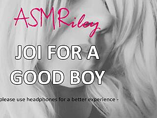 Femdom guides boy's sensual delight