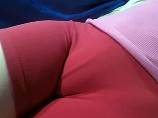What’s Under This Novinha’s Tight Shorts Squeezing Her Package?