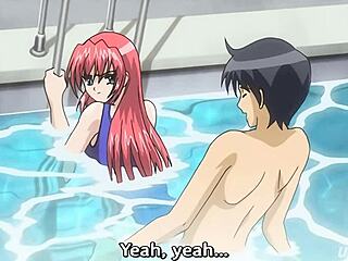 Step Sister's Poolside Mischief in Hentai