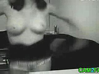 webcam teen girl slams hard in raw action