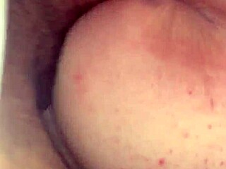 Big white girl pounded with messy creampie