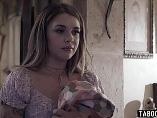 Busty teen gabbie carter teased by twisted parents