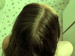 Cumshot Fetish Covers Hair with Sticky Load