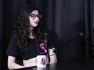 subtle brazilian trans teen hides and teases in red