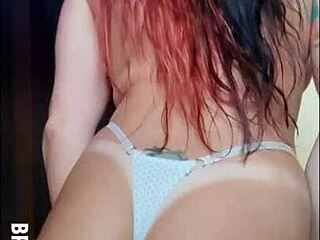 Redhead’s Tantalizing Tease In Amateur Clip