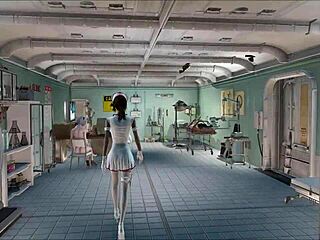 fallout 4 nurse gets clothes ripped rough